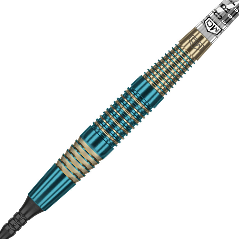 Dart World Flash Back Soft Tip Darts - 18gm Blue