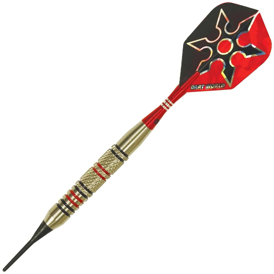 Dart World Ninja Style B Nickel Silver Soft Tip Darts - 16gm