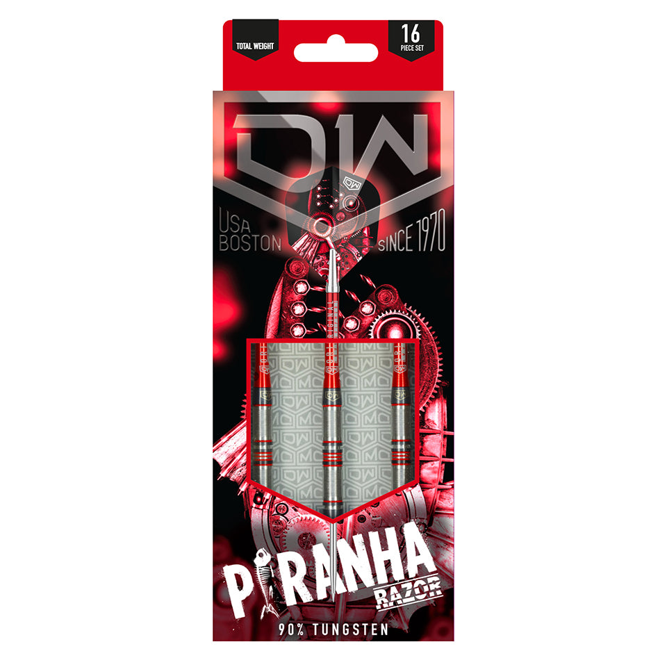 Dart World Piranha Razor 01 Steel Tip Darts - 22gm