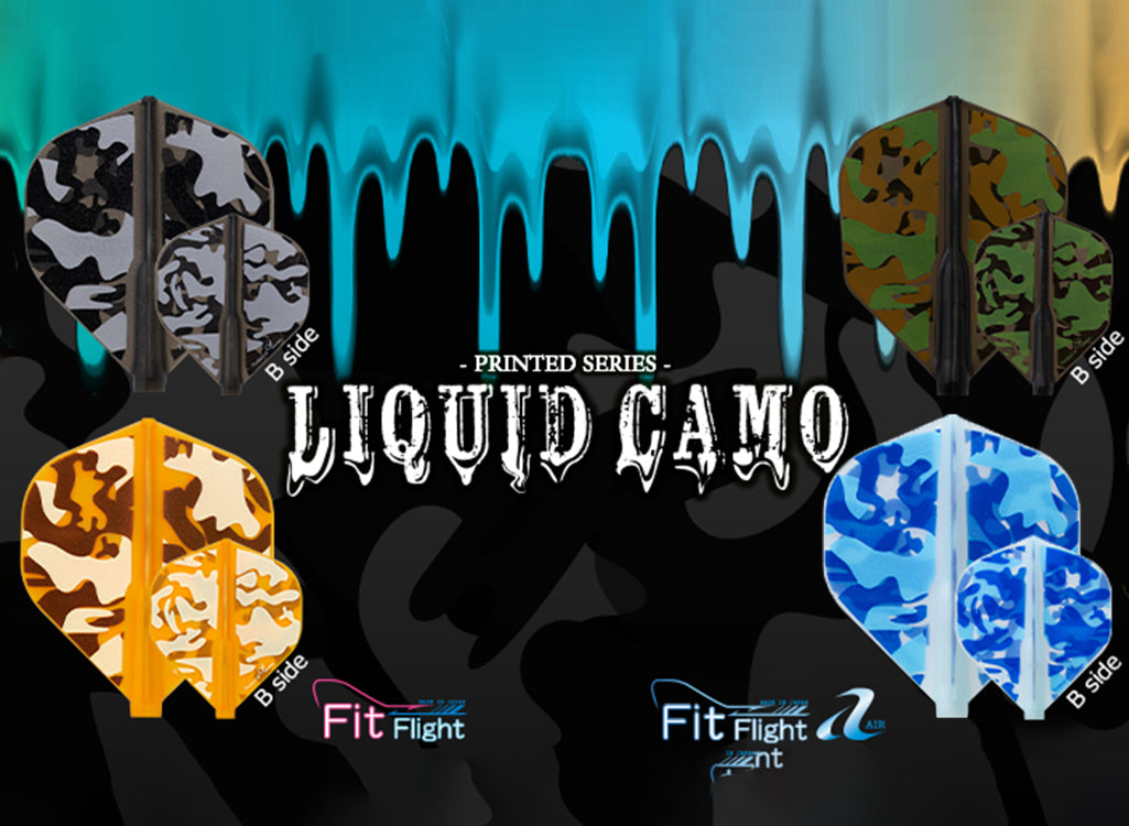 Fit Flight Liquid Camo Printed Series Dart Flights | A-Z Darts