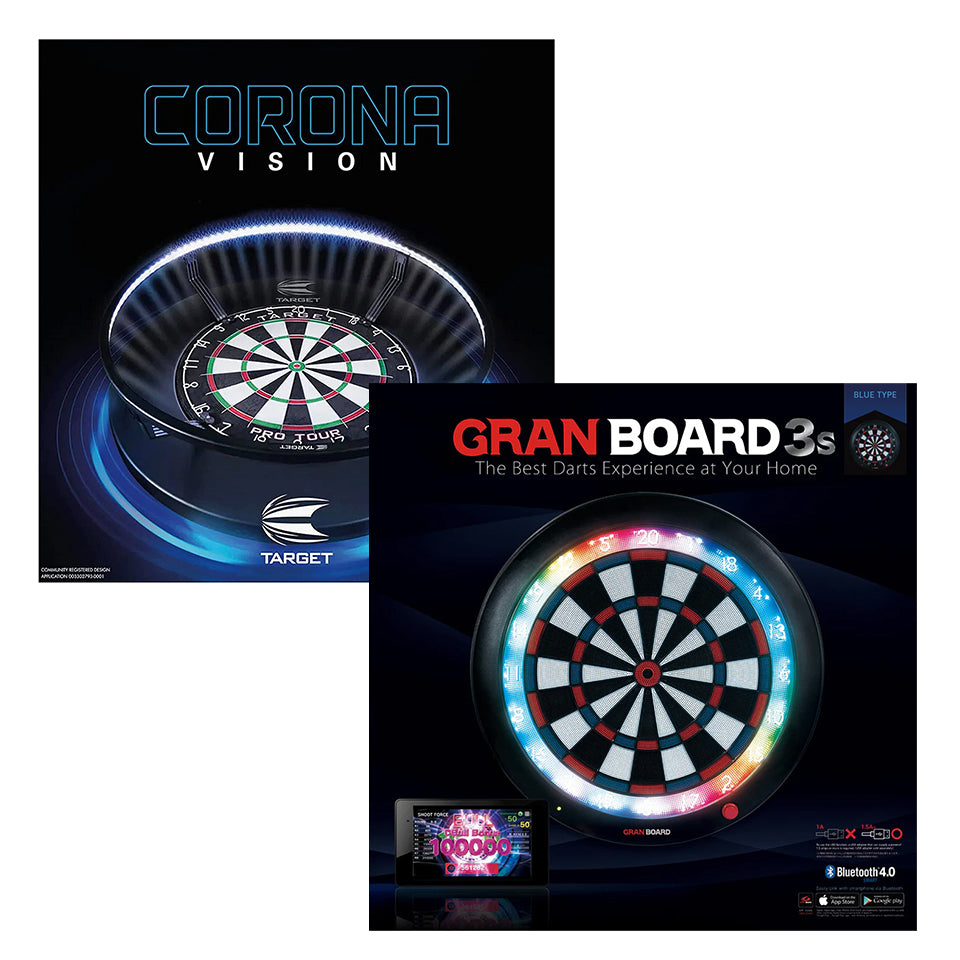 Gran Dartboard/Target Corona Bundle - Blue