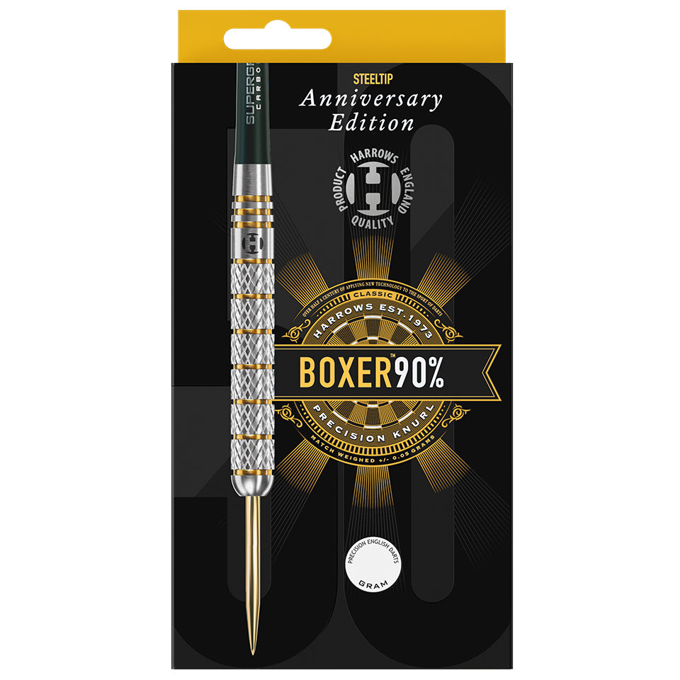 Harrows Boxer Anniversary Edition Steel Tip Darts - 21gm