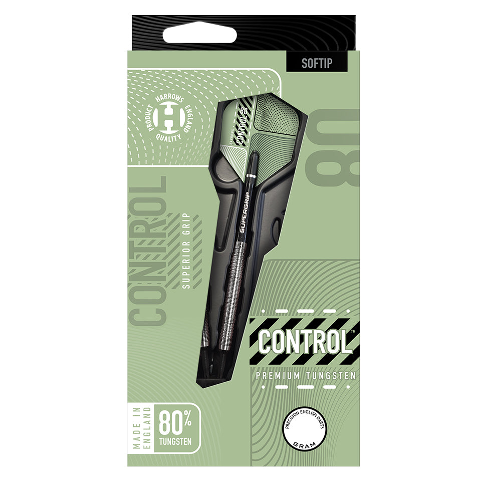 Harrows Control Parallel Soft Tip Darts - 18gm