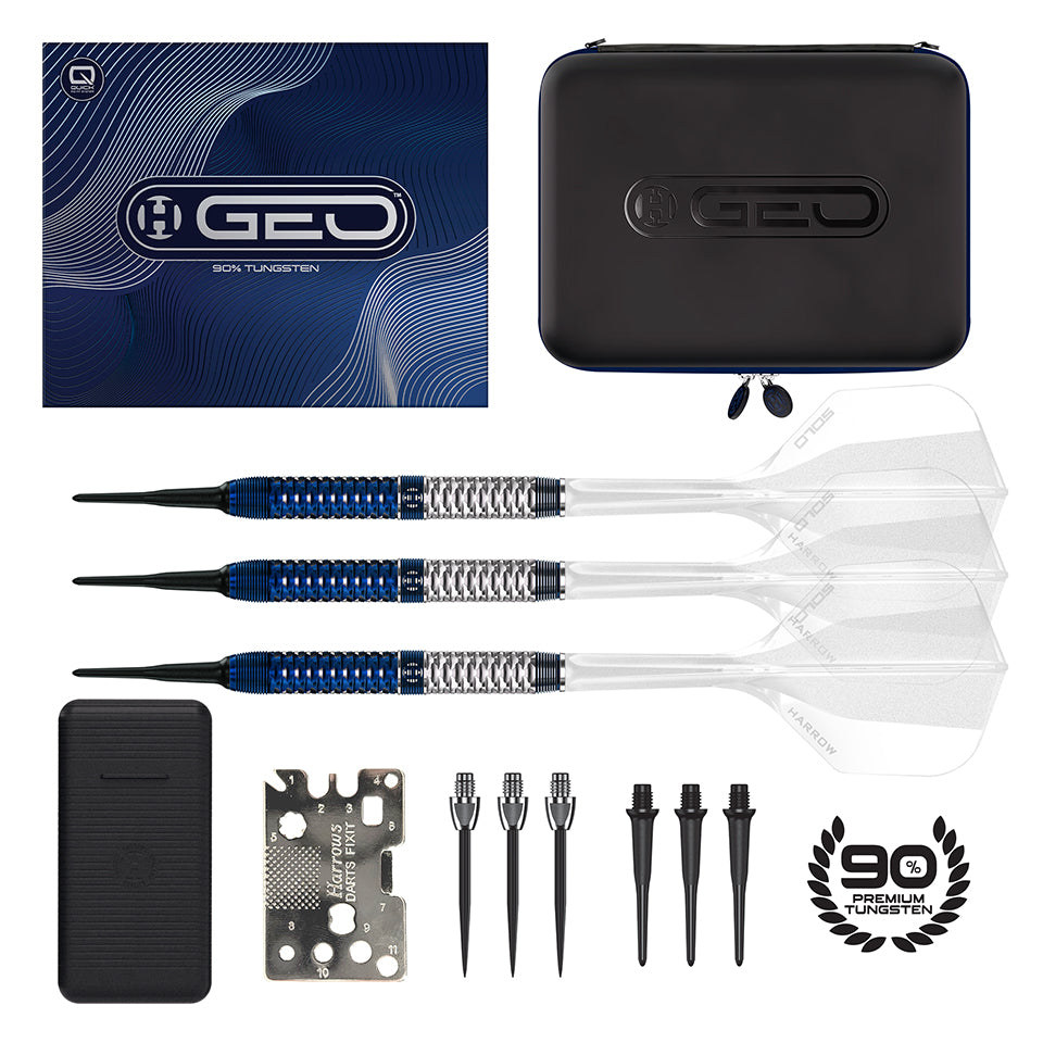 Harrows Geo Parallel Soft Tip Darts - 18gm