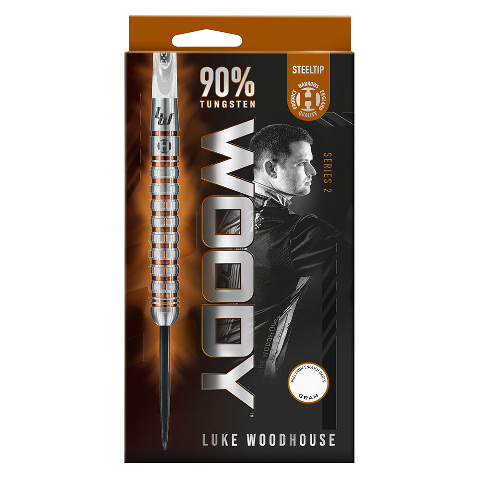 Harrows Luke Woodhouse Series 2 Steel Tip Darts - 23gm