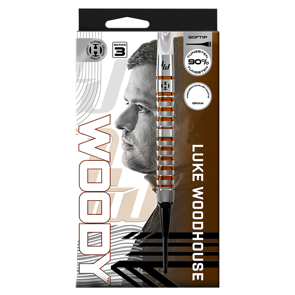 Harrows Luke Woodhouse Series 3 Soft Tip Darts - 18gm