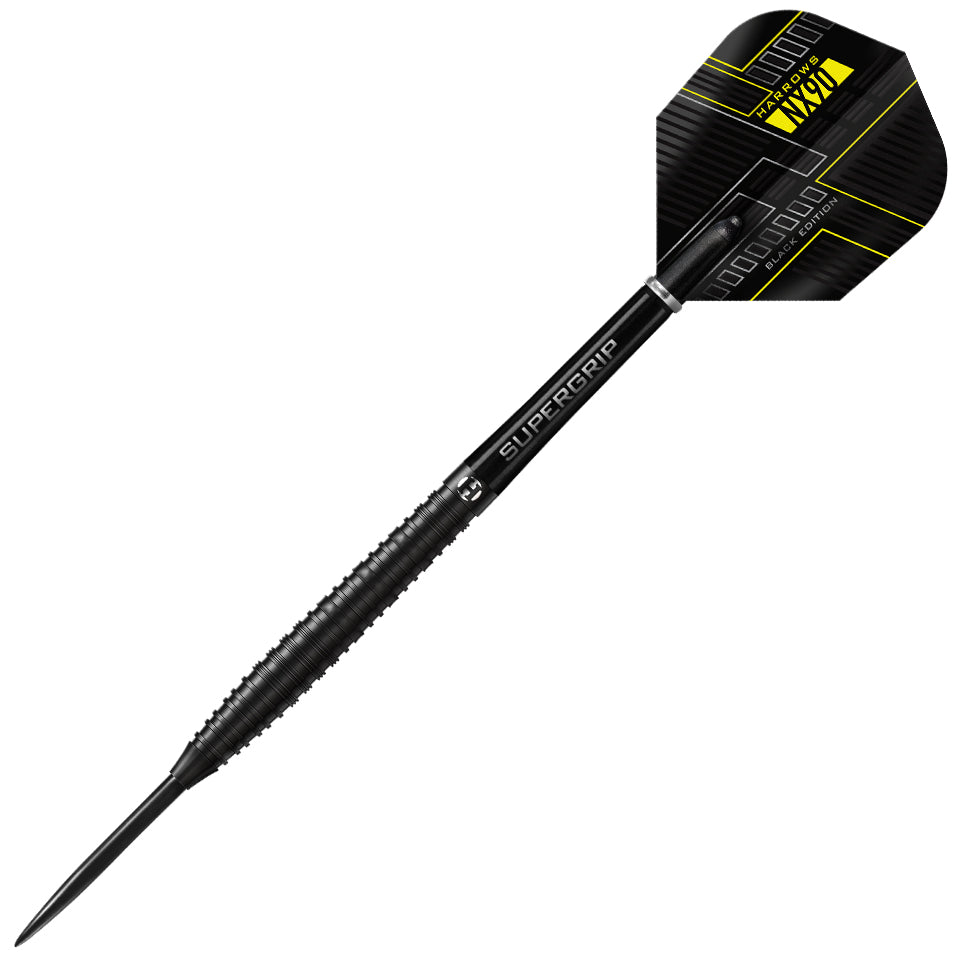 Harrows NX90 Black Edition Steel Tip Darts - 22gm