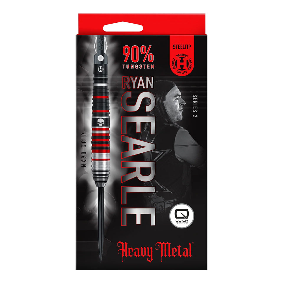 Harrows Ryan Searle Series 2 Quick Point Steel Tip Darts - 26gm