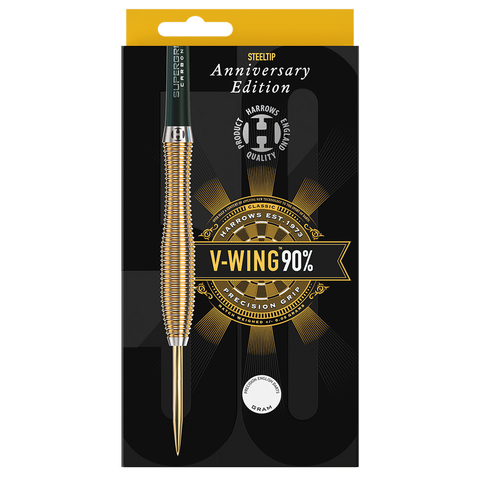 Harrows V-Wing Anniversary Edition Steel Tip Darts - 21gm