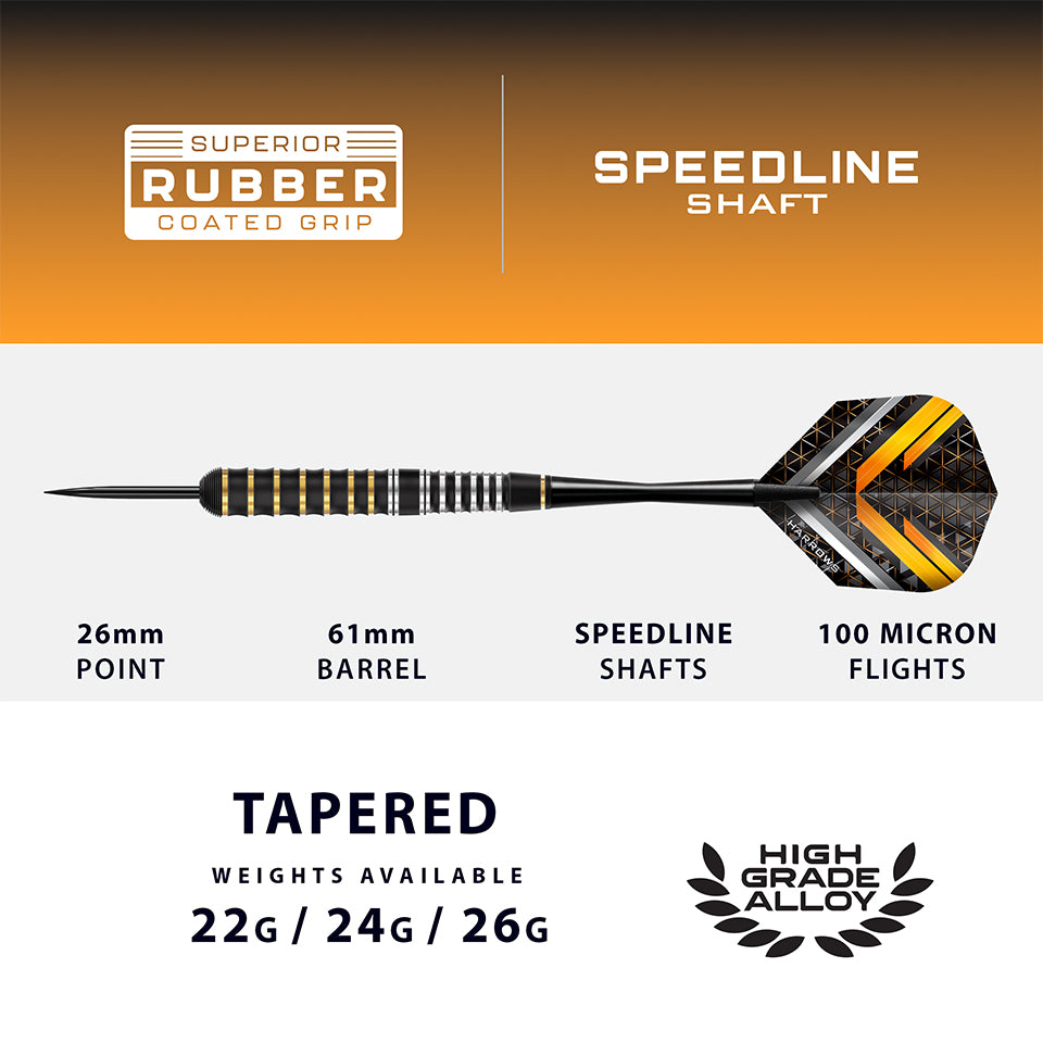 Harrows Vulcan Steel Tip Darts - 26gm