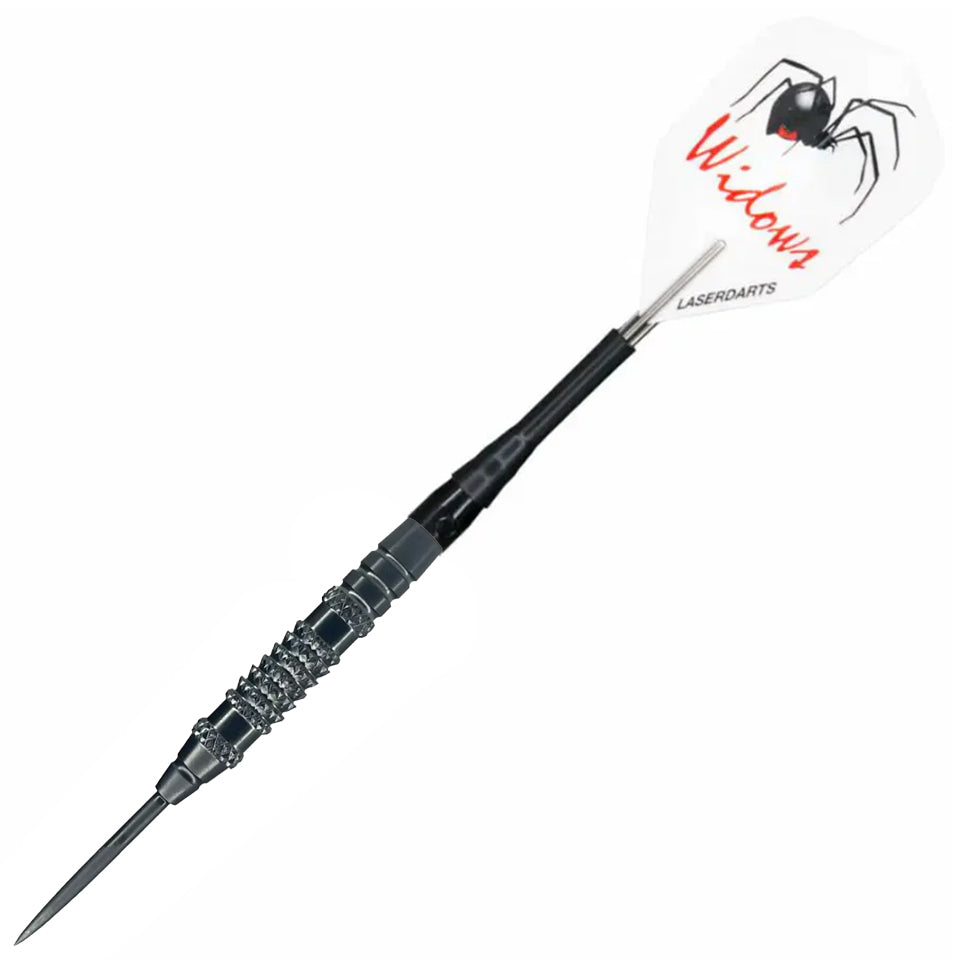 Laserdarts Black Widow Wicked Fixed Steel Tip Darts - 26gm