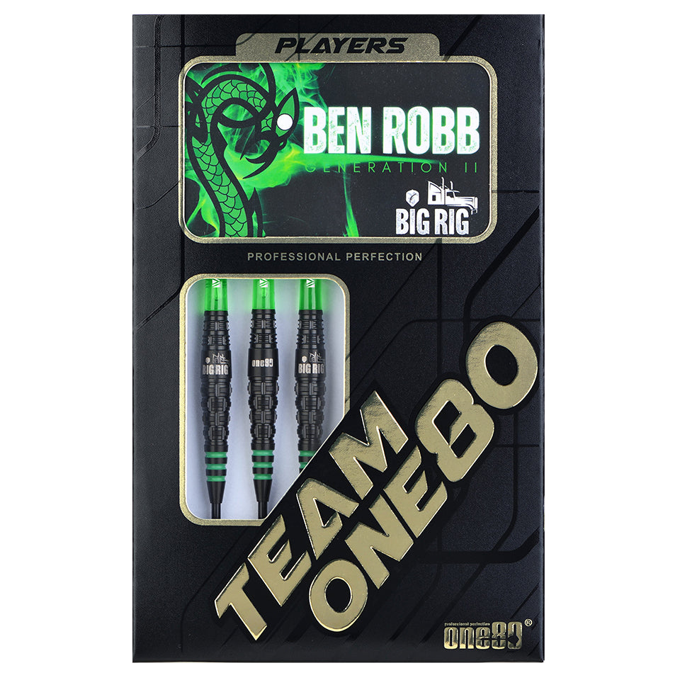 One80 Ben Robb V2 Steel Tip Darts - 21gm