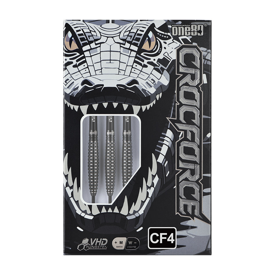 One80 Crocforce CF4 Steel Tip Darts - 23gm