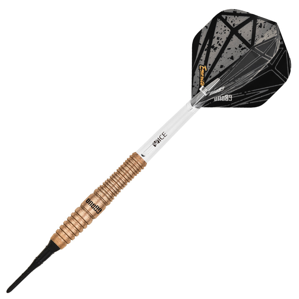 One80 Emorite 01 Soft Tip Darts - 20gm Rose Gold