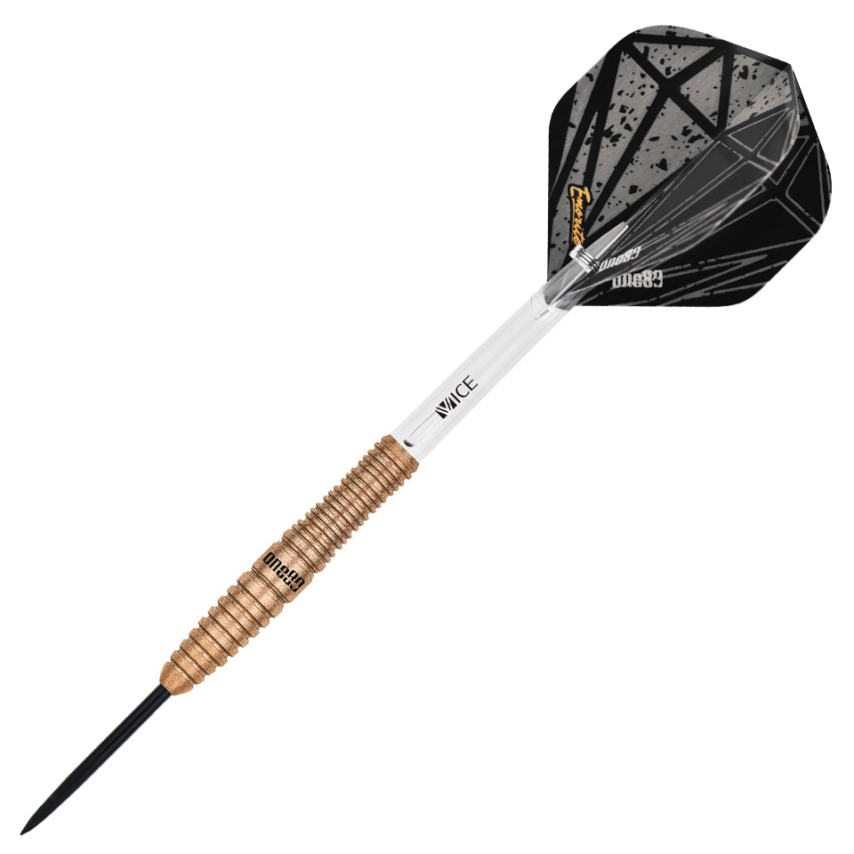 One80 Emorite 01 Steel Tip Darts - 25gm Rose Gold