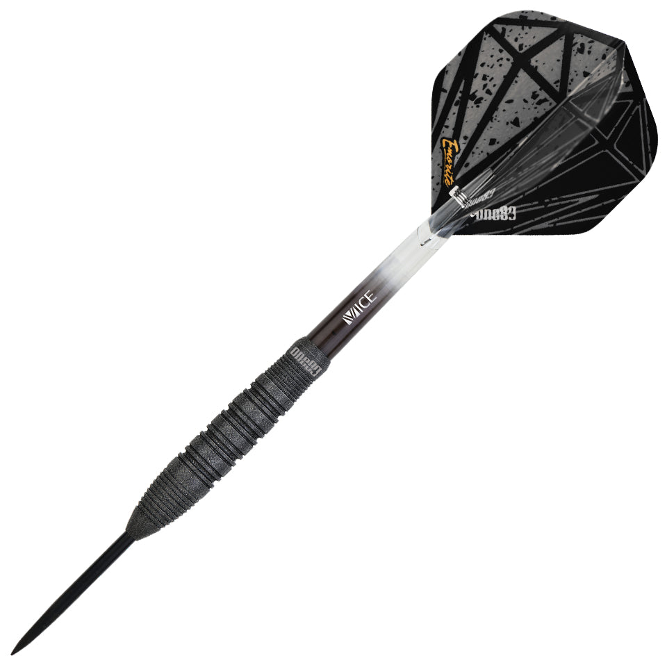 One80 Emorite 04 Steel Tip Darts - 23gm  Black