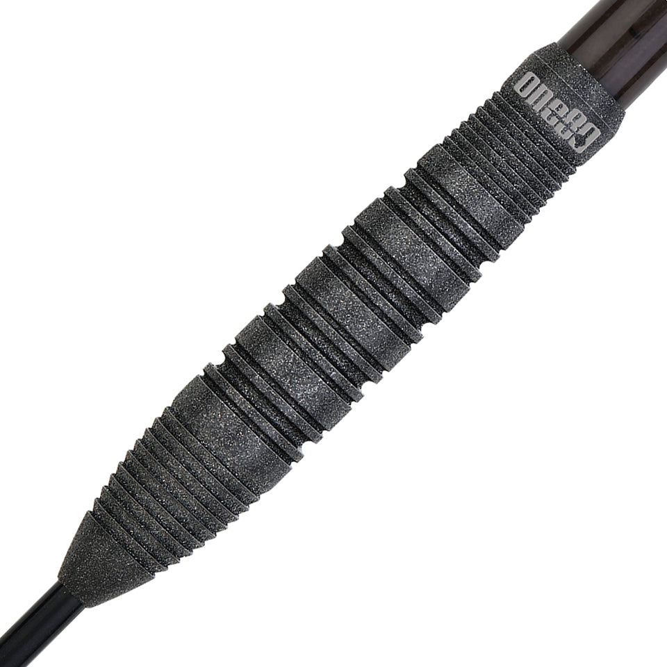 One80 Emorite 04 Steel Tip Darts - 25gm  Black