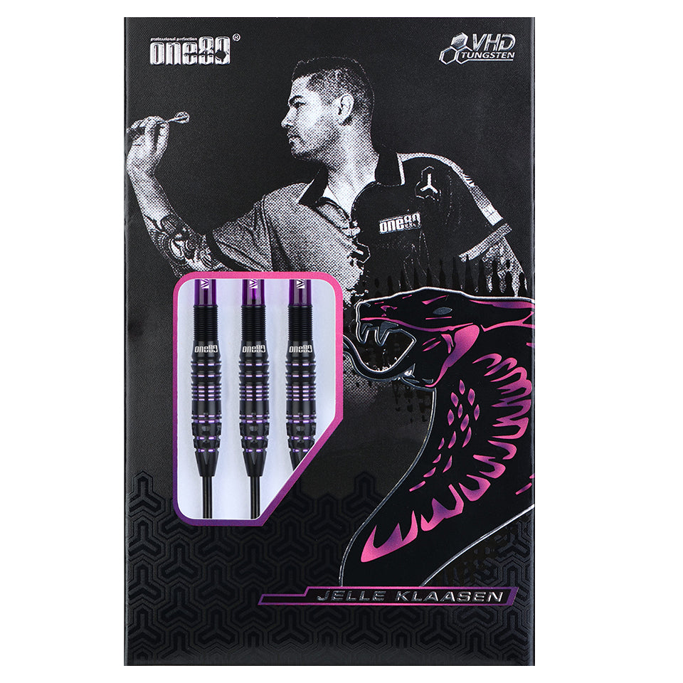 One80 Jelle Klaasen VHD Steel Tip Darts - 25gm