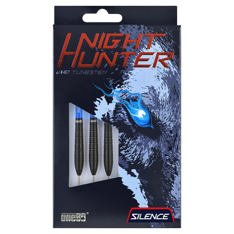 One80 Night Hunter Silence Steel Tip Darts - 22gm