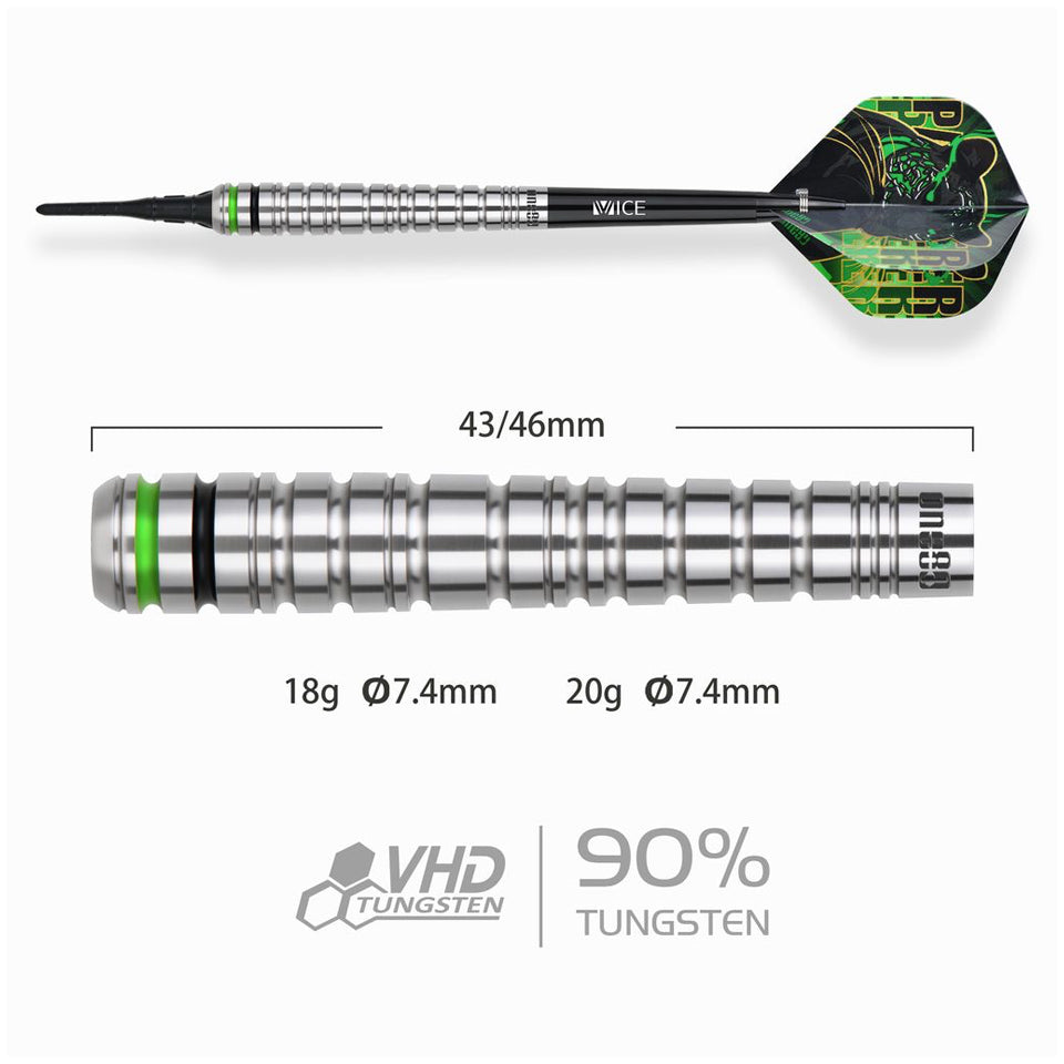 One80 Panther-C Soft Tip Darts - 18gm