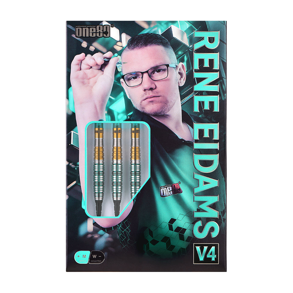 One80 Rene Eidams V4 Soft Tip Darts - 18gm