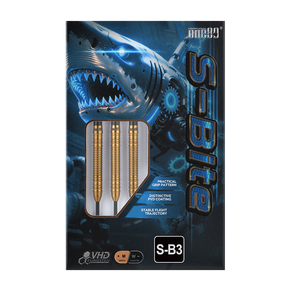 One80 S-Bite S-B3 Steel Tip Darts - 22gm
