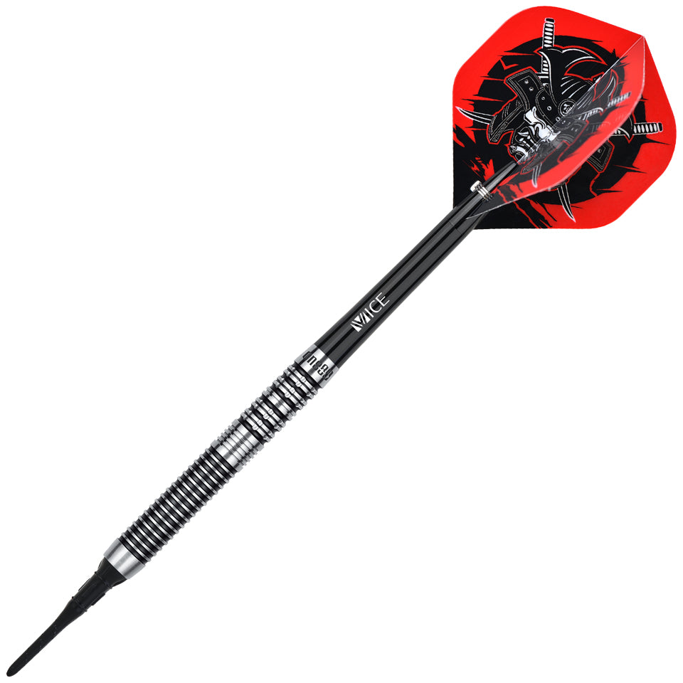 One80 Toni Alcinas Samurai Soft Tip Darts - 18gm