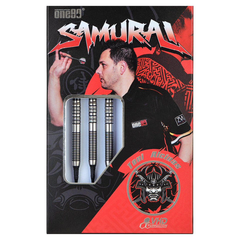 One80 Toni Alcinas Samurai Soft Tip Darts - 18gm