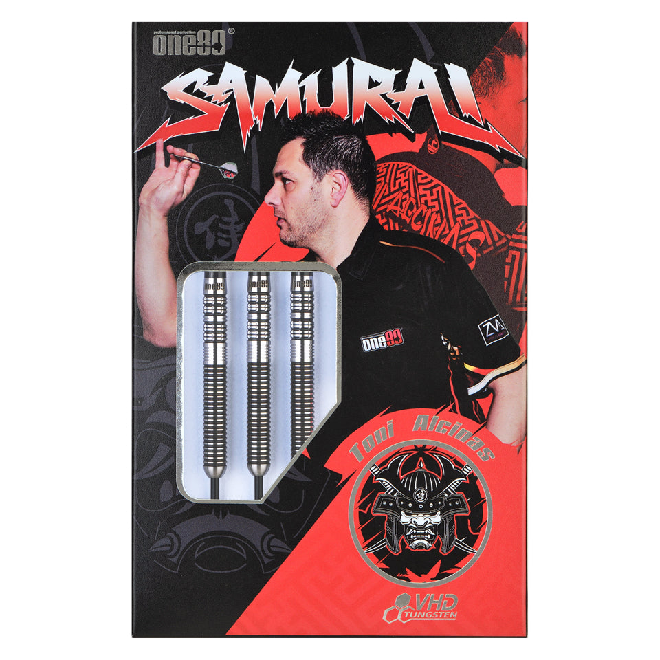 One80 Toni Alcinas Samurai Steel Tip Darts - 18gm