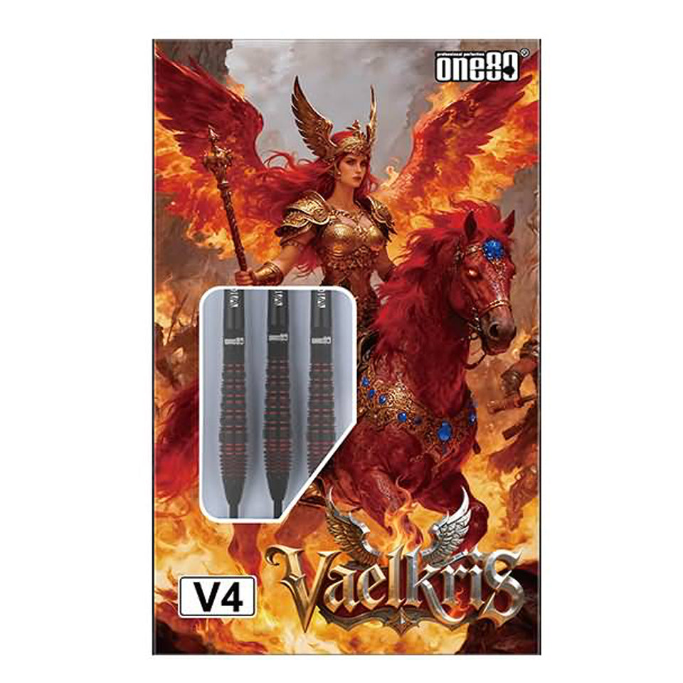 One80 Vaelkris V4 Steel Tip Darts - 22gm