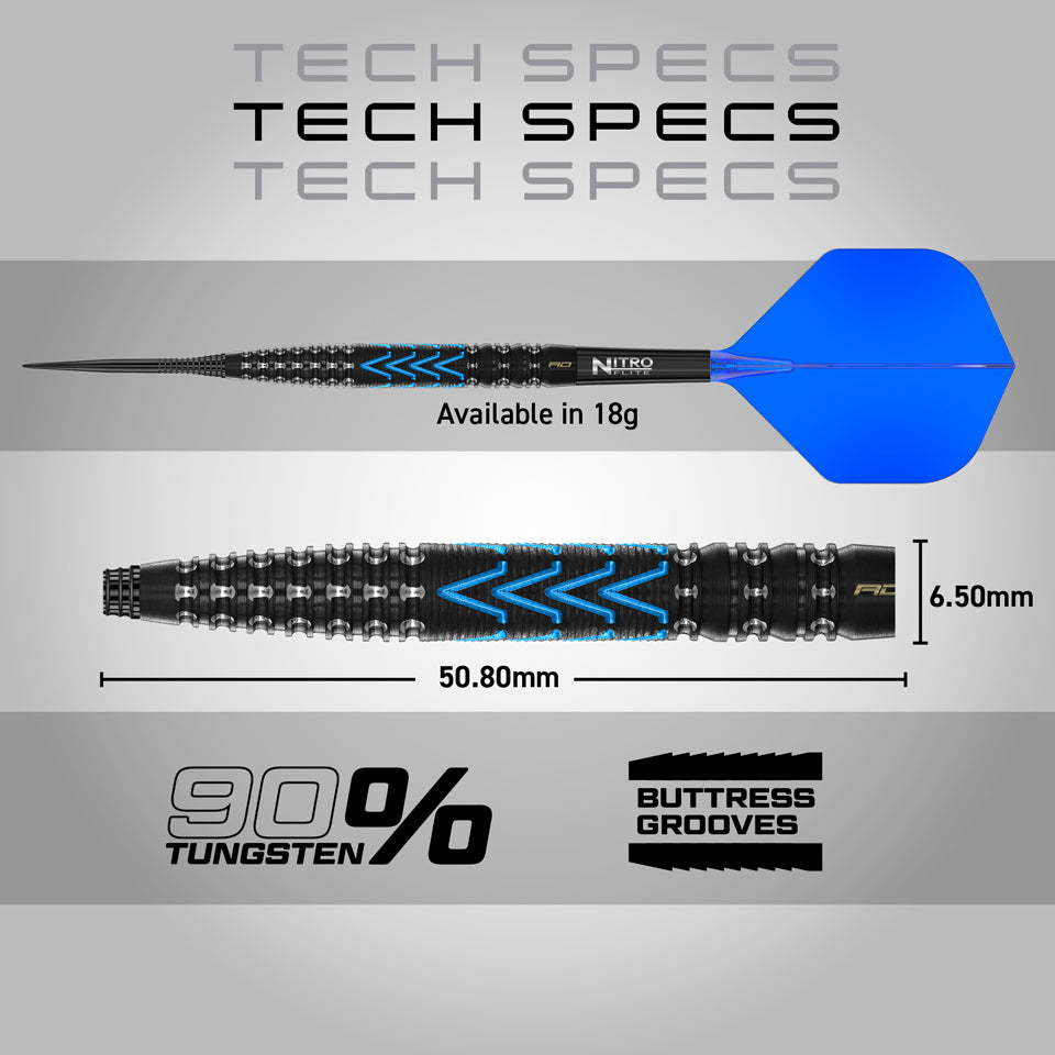 Red Dragon AMP Tapered Soft Tip Darts - 20gm