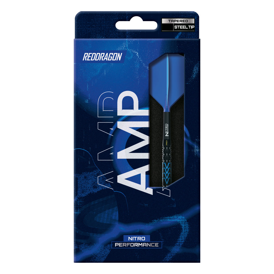 Red Dragon AMP Tapered Steel Tip Darts - 21gm