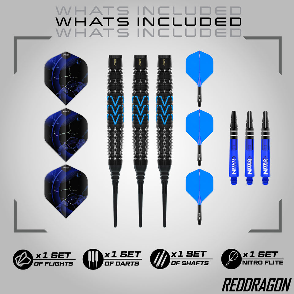 Red Dragon AMP Torpedo Soft Tip Darts - 20gm