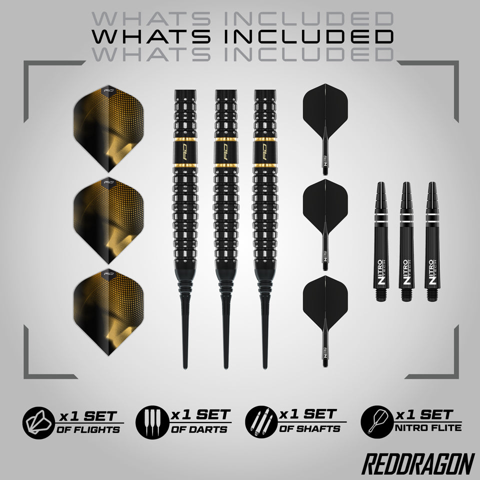 Red Dragon Ascend Torpedo Soft Tip Darts - 20gm