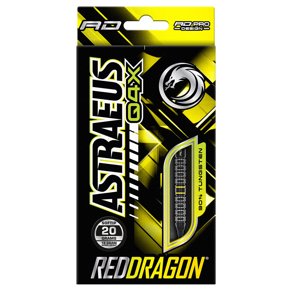 Red Dragon Astraeus Q4X Parallel Soft Tip Darts - 20gm