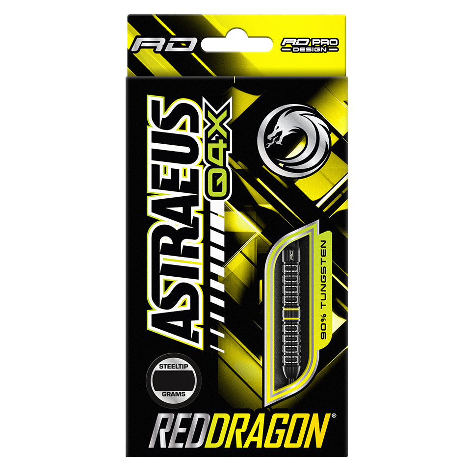 Red Dragon Astraeus Q4X Parallel Steel Tip Darts - 22gm