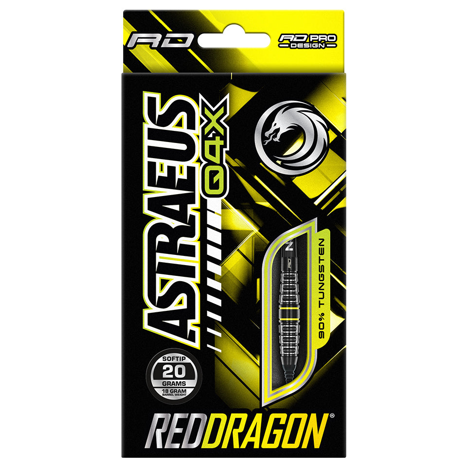 Red Dragon Astraeus Q4X Torpedo Soft Tip Darts - 20gm