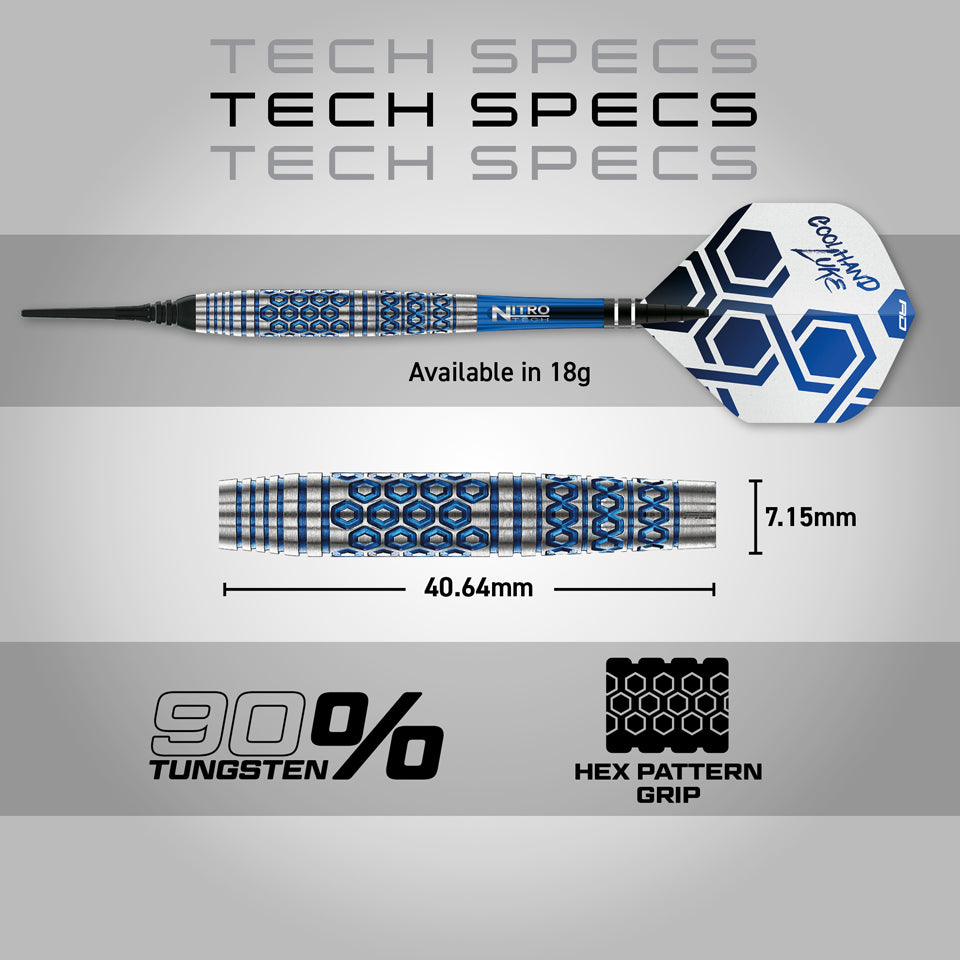 Red Dragon Luke Humphries TX5 Soft Tip Darts - 20gm