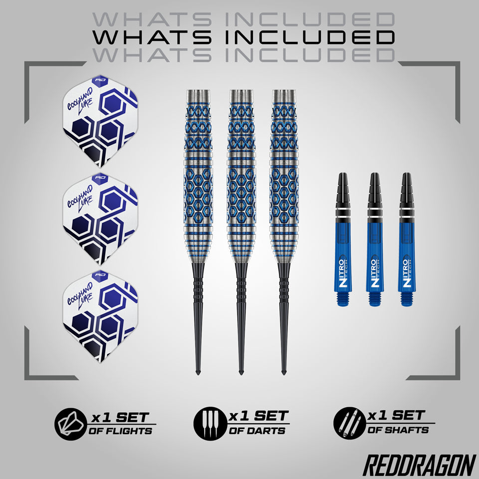Red Dragon Luke Humphries TX5 Steel Tip Darts - 23gm