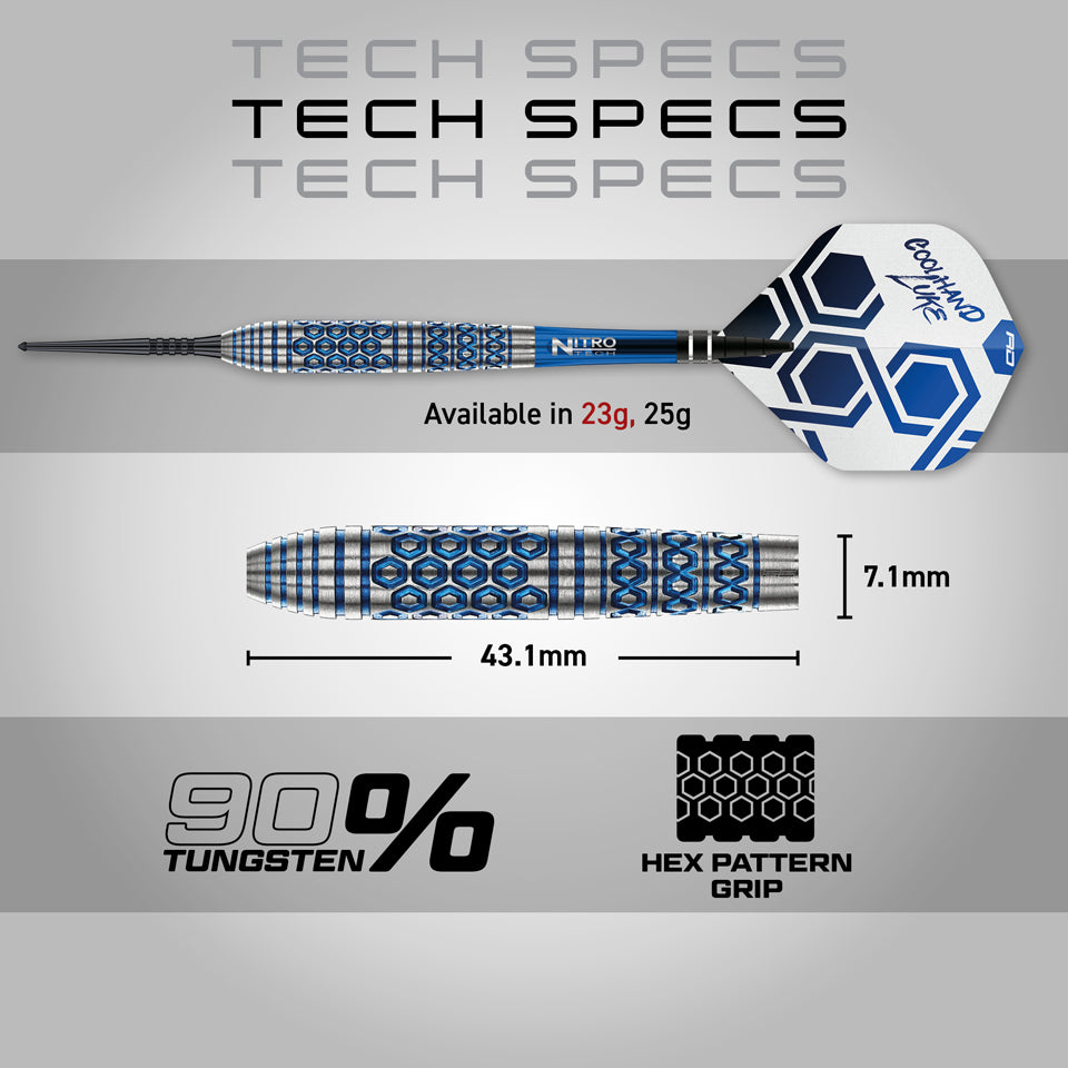 Red Dragon Luke Humphries TX5 Steel Tip Darts - 25gm