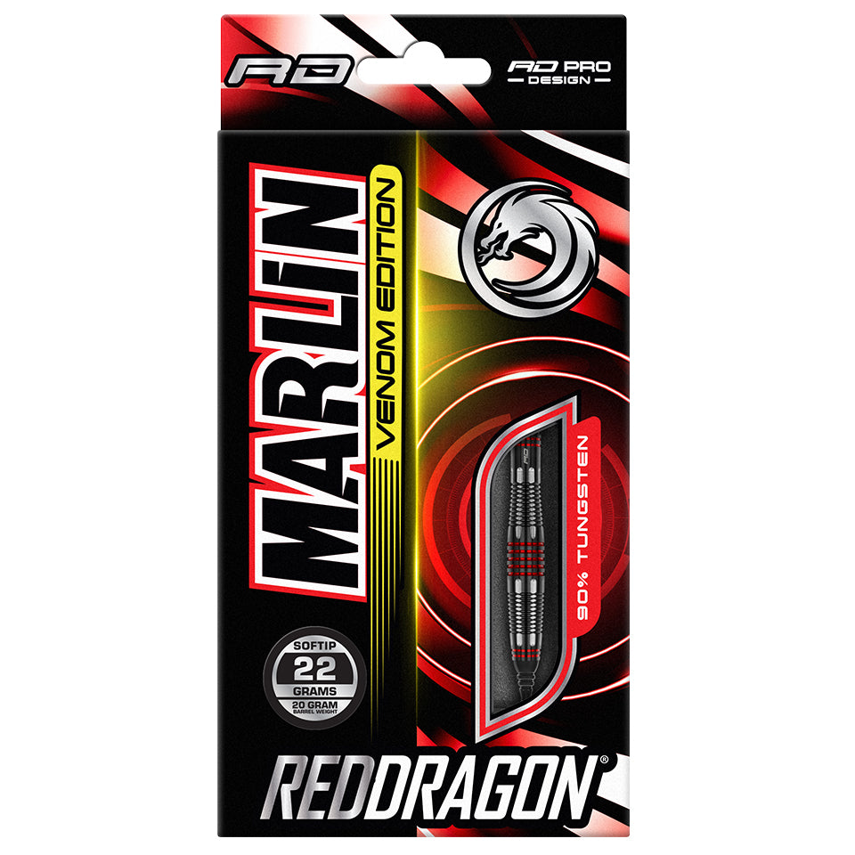 Red Dragon Marlin Venom Soft Tip Darts - 22gm