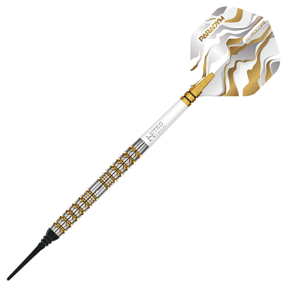 Red Dragon Paradym Gold Parallel Soft Tip Darts - 20gm