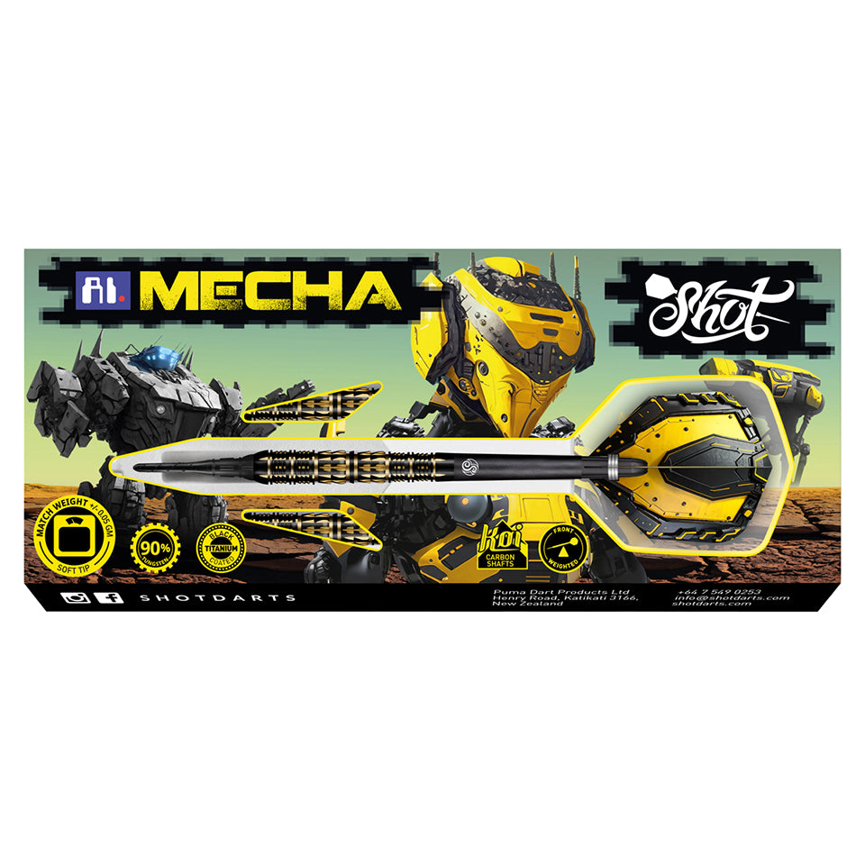 Shot AI Mecha Soft Tip Darts - 20gm