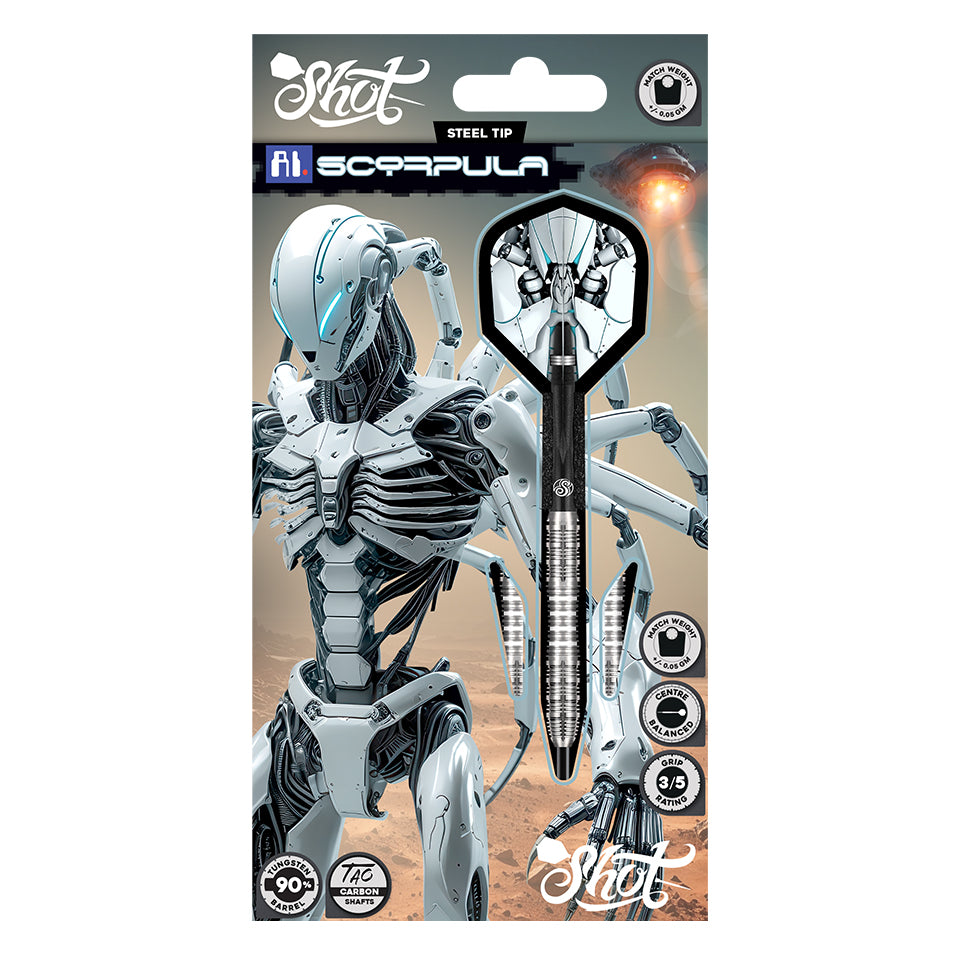 Shot Al Scorpula Steel Tip Darts - 23gm