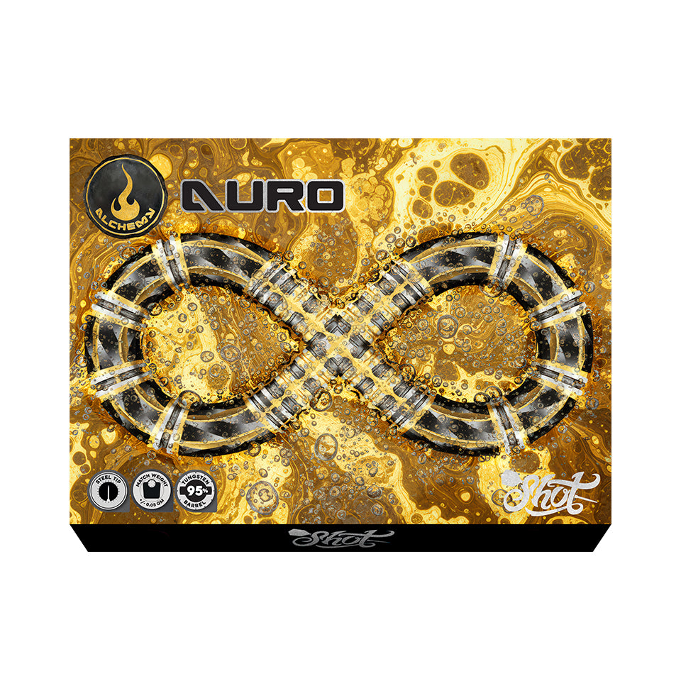 Shot Alchemy Auro Steel Tip Darts - 23gm