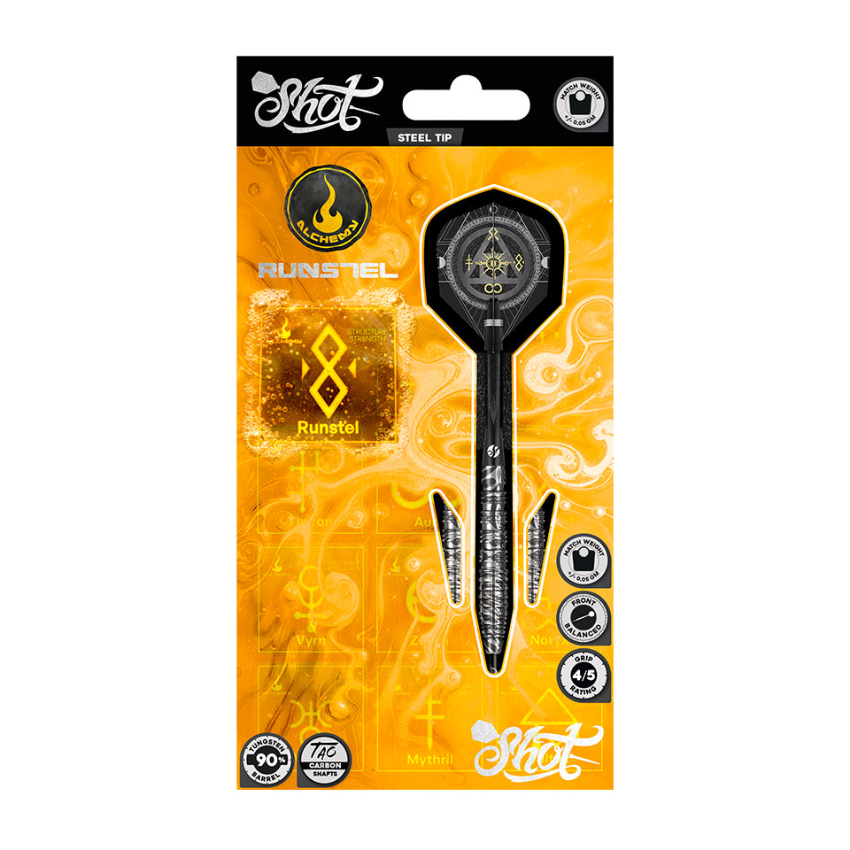 Shot Alchemy Runstel Steel Tip Darts - 26gm