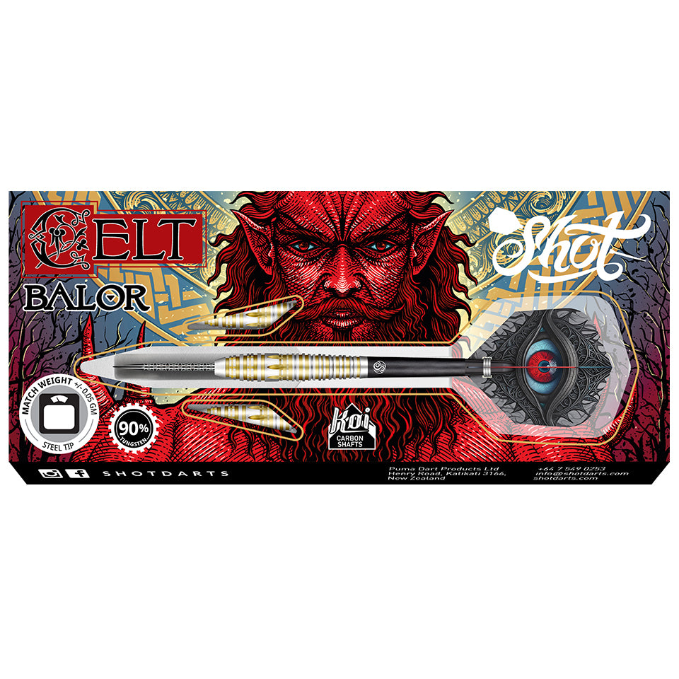 Shot Celt Balor Steel Tip Darts - 22gm