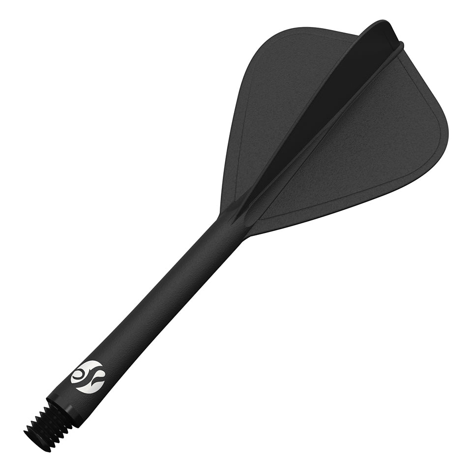 Shot Flight Deck Dart Flight & Shaft System - Kite Inbetween Black