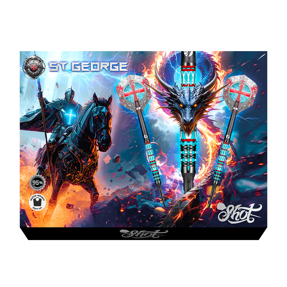 Shot Future Knights St. George Soft Tip Darts - 20gm