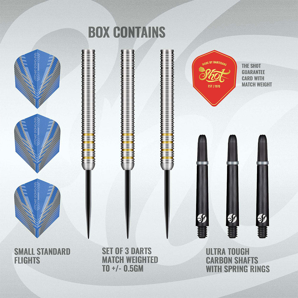 Shot Ritchie Edhouse Core Steel Tip Darts - 23gm